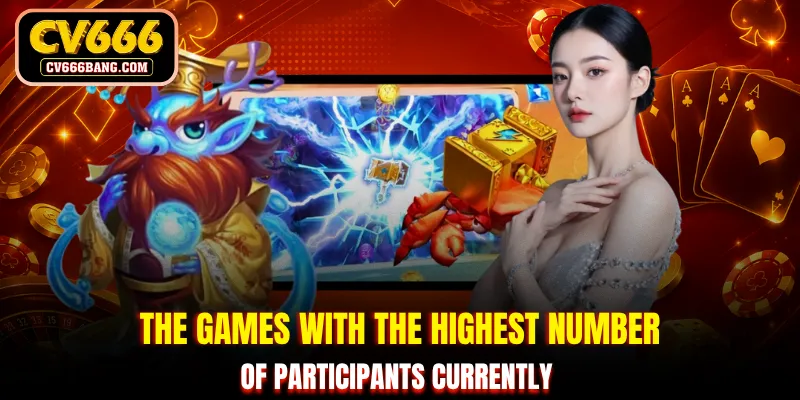 The games with the highest number of participants currently