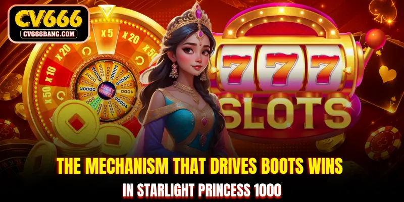 The mechanism that drives boots wins in starlight princess 1000